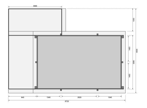 obdelníkový bazén KARIBU model 3B (23643) 4,83 x 6,72 m